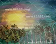 Sunset Flowers